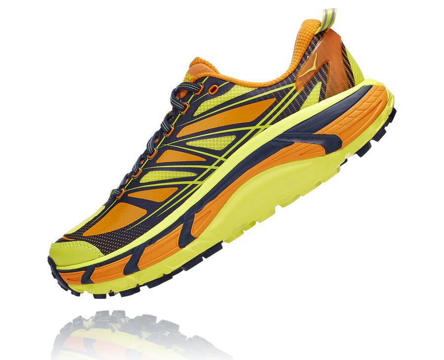 Trail Shoes Mens - Hoka One One Mafate Speed 2 - Light Gold/Rose - OVLWXTR-71